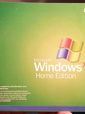 Windows XP Home Edition manual used, 2002, in Greek