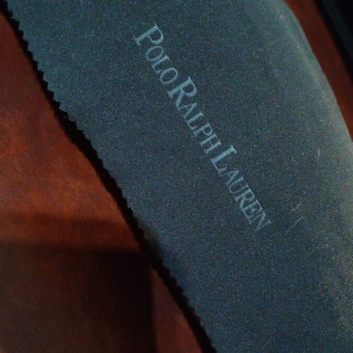 Leather glasses case and cleaning cloth Polo Ralph Lauren like new, black