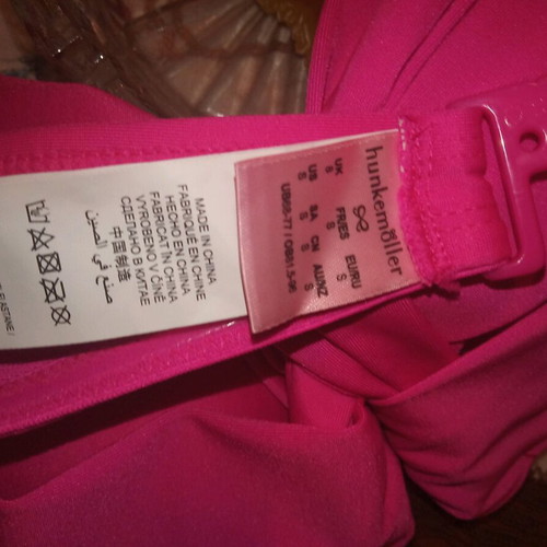 Swimsuit used size small fuchsia