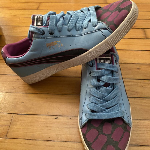 Puma Retro sneakers vintage edition, blue and purple, size 43