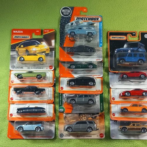 Μεταλλικά αυτοκινητάκια Matchbox καινούργια, σετ 36 τεμαχίων