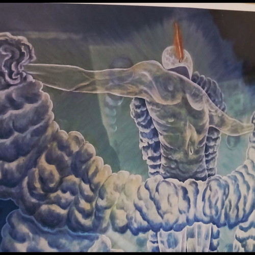 Silk Screen Print by Panos Papazachos, like new, numbered 89/250