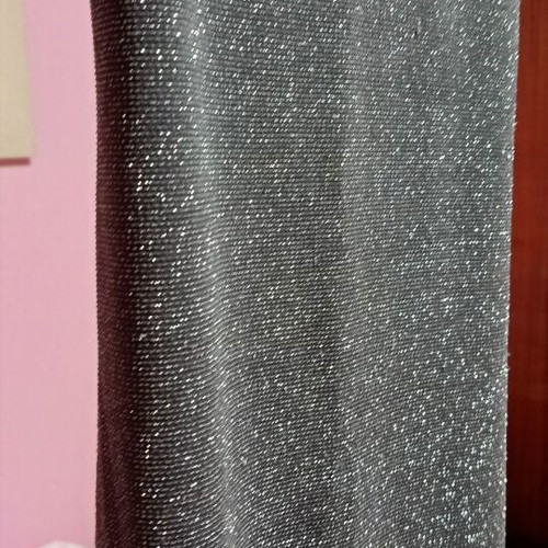 Vintage asymmetrical dress S/M used, silver