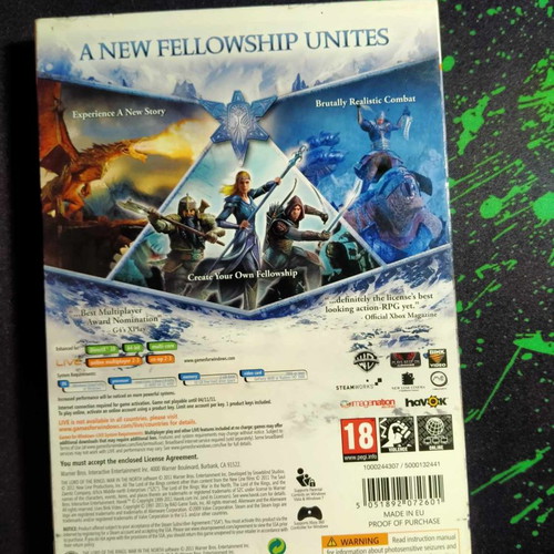 Lords of The Rings War of the North PC in good condition