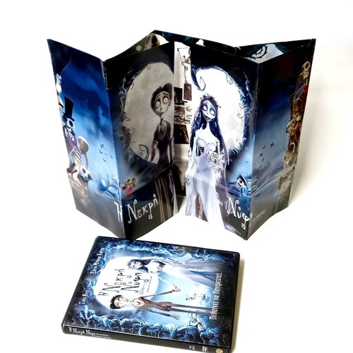 Tim Burton's Corpse Bride DVD with collectible Greek promo poster like new