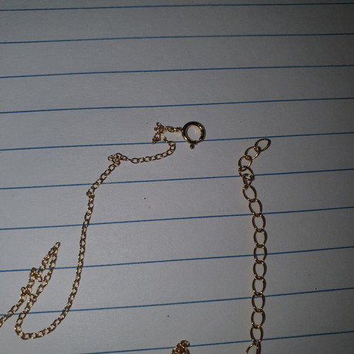 Necklace with crystals