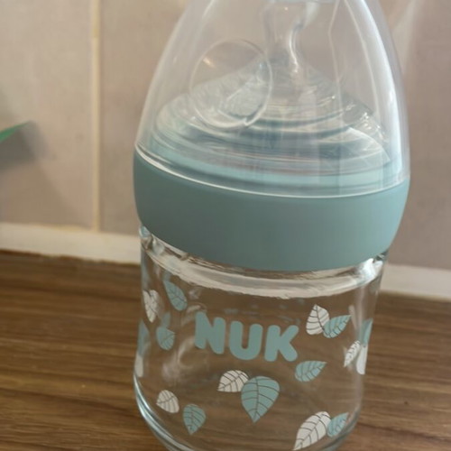 Nuk glass baby bottle like new