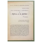 Séféris et la fidélité του N. Coutouzis, γαλλικό βιβλίο 1951