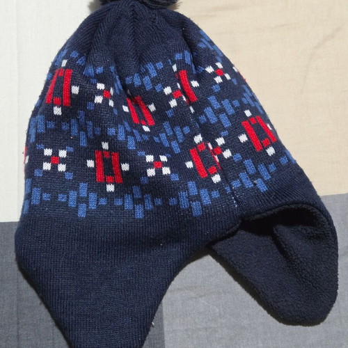 McQueen kids hat like new, size up to 7 years, blue multicolor