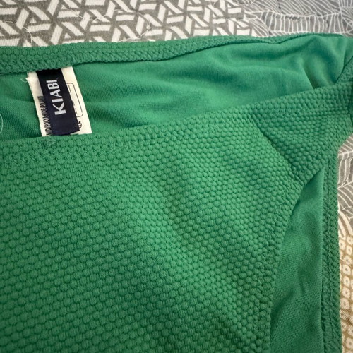 Kiabi bikini like new, size S, green and yellow