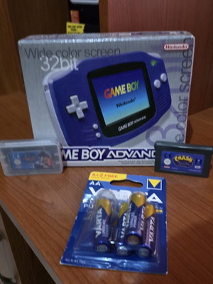 Game Boy Advance console like new with box and accessories