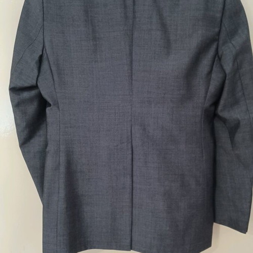 Bespoke Suit 100% English Moher like new, blue-gray