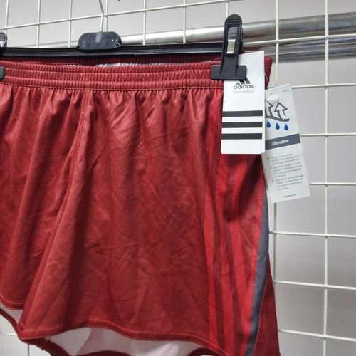 Adidas Climalite sports shorts new, size S, red