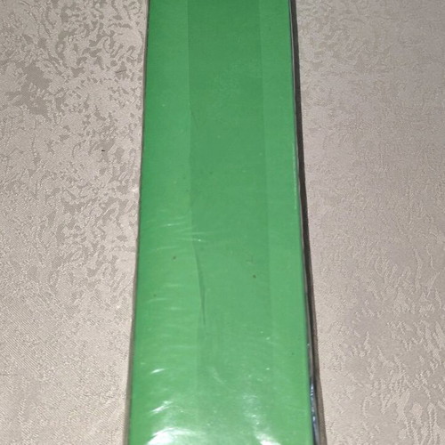 Vintage Christmas candles green new, set of 2