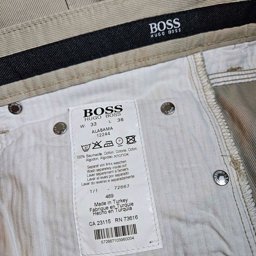 HUGO BOSS men's beige pants size M like new