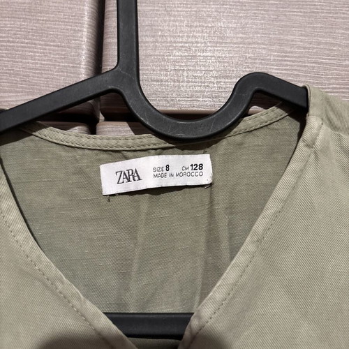 Zara kids' jumpsuit khaki size 8 years like new