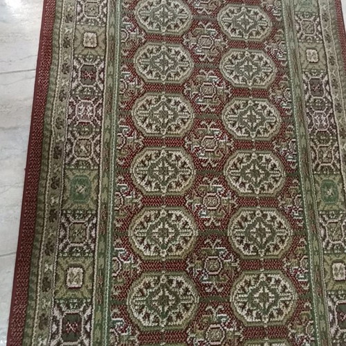 Wool runner rug by the meter with beautiful colors and pattern