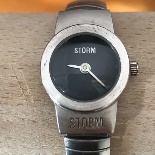 Storm London wristwatch rare mini baby t-bar bubble used