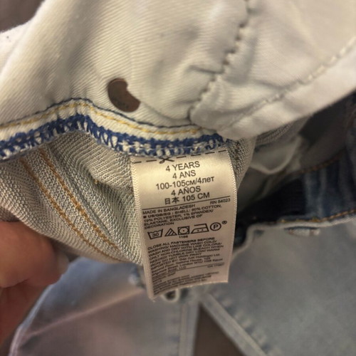 Gap kids' jeans like new, size 104 cm, blue
