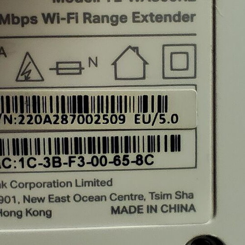 Tp-link WA855RE WiFi extender like new