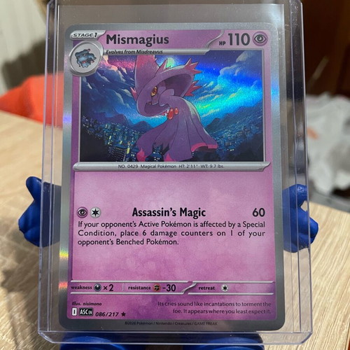 Pokemon Mismagius ASC 086/217 Reverse Holo like new