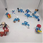  12 Συλλεκτικες Γνησιες Φιγουρες Peyo Original Design Smurfs