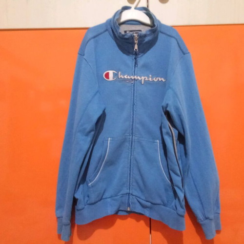Champion kids cardigan used, blue, for 9-10 years old