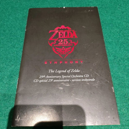 The Legend of Zelda 25 Anniversary Special Orchestra CD like new