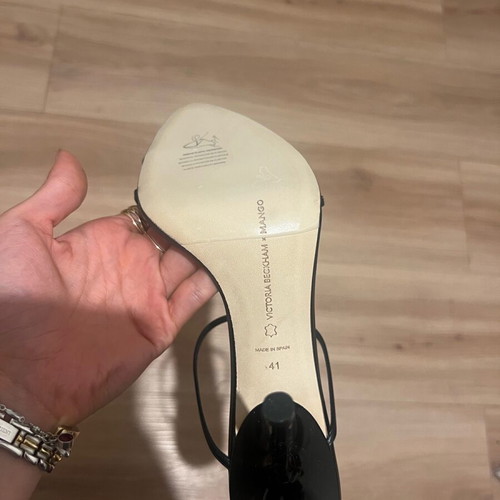 Victoria Beckham x H&M sandals size 41, brand new, black