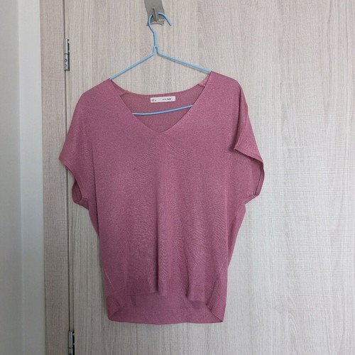 Sfera short-sleeve shirt like new, pink, size S