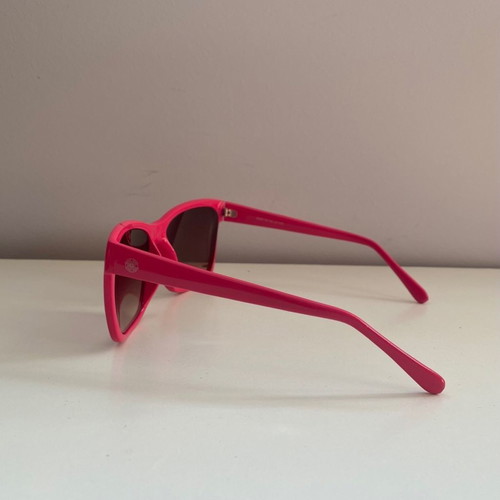 Lussile sunglasses with fuchsia acetate frame like new