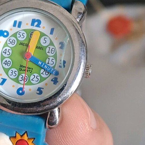 Jacques Farel children's watch used, multicolor