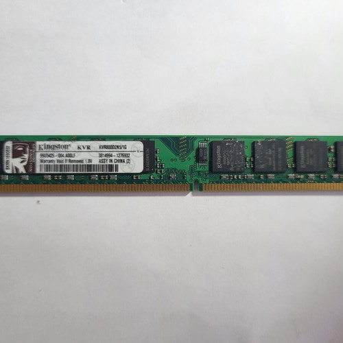 Kingston 1GB DDR2 KVR800D2N5/1G memory used