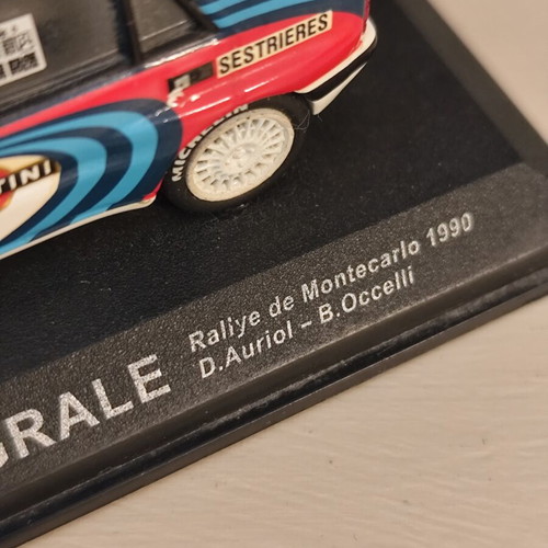 Lancia Integrale Rally Monte Carlo 1990 model car 1/43 scale