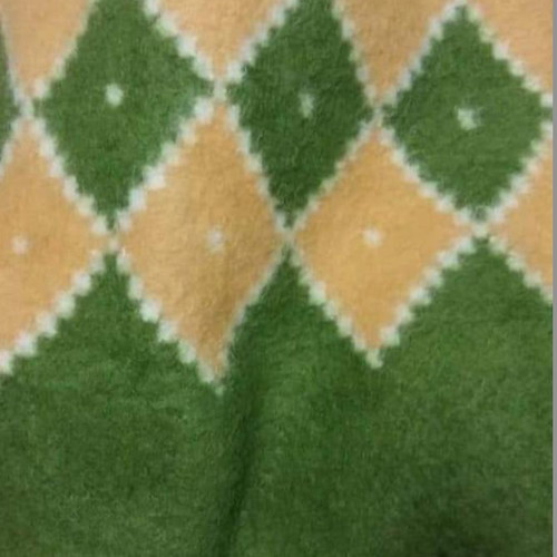 Double wool blanket used
