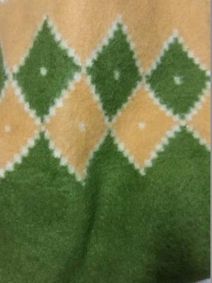 Double wool blanket used