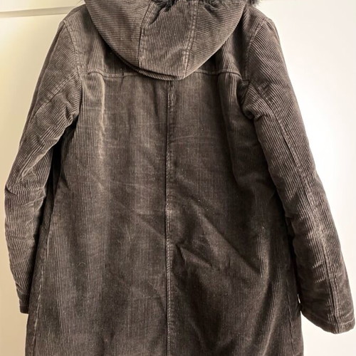 Vintage corduroy parka with hood size M like new