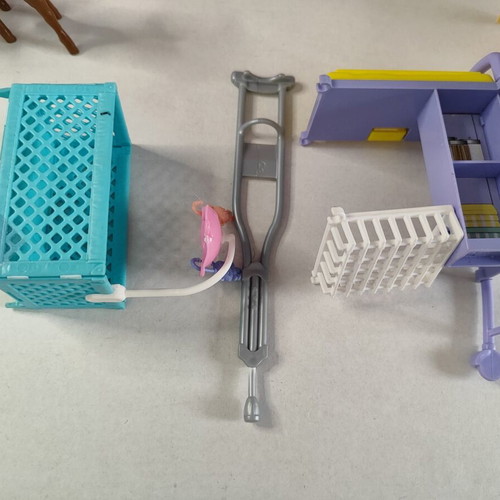Barbie toys used, dolls, dollhouse, car, parts set