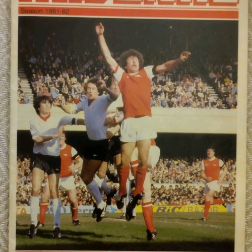 Arsenal - Panathinaikos 1981 Program used