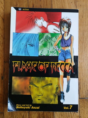 Manga Flame of Recca Volume 7 used