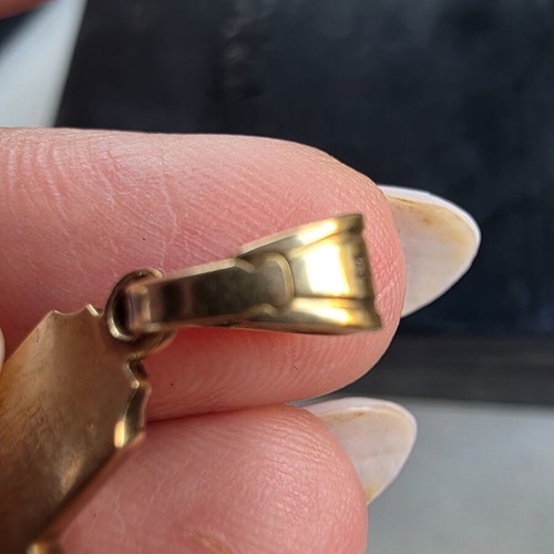 Gold cross 585 heavy 14K