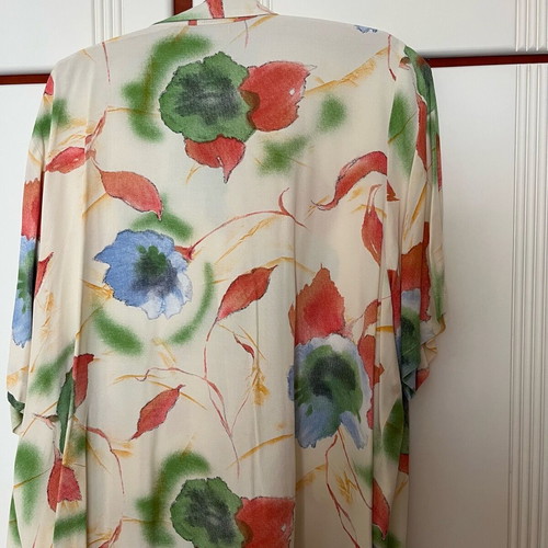 Women's shirt new 5XL multicolor 100% viscose