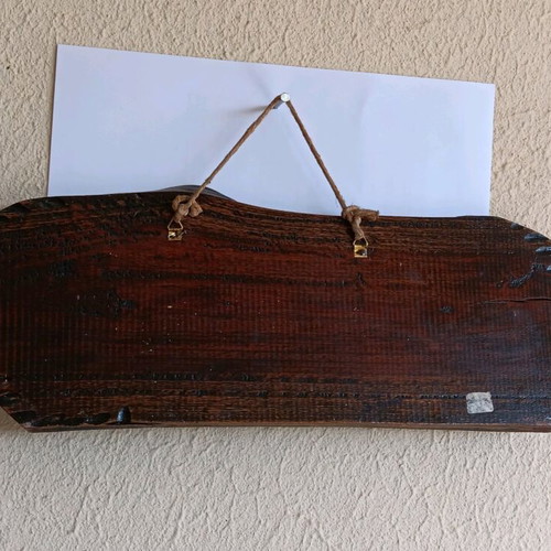 Wooden boat like new, polished finish