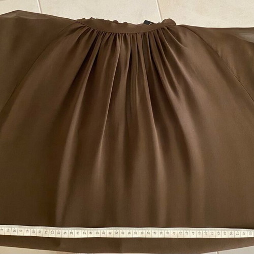 Erika Cavallini brown silk dress size 44 IT new
