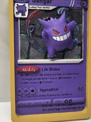 Χειροποίητο 3D Gengar σαν καινούργιο, συλλεκτικό κομμάτι