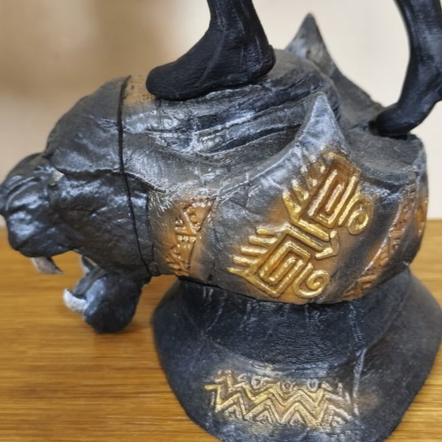 Black Panther Marvel collectible figure 31cm hand-painted 3D printed