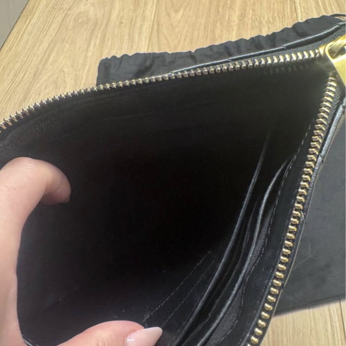 YSL clutch 25cm used, black