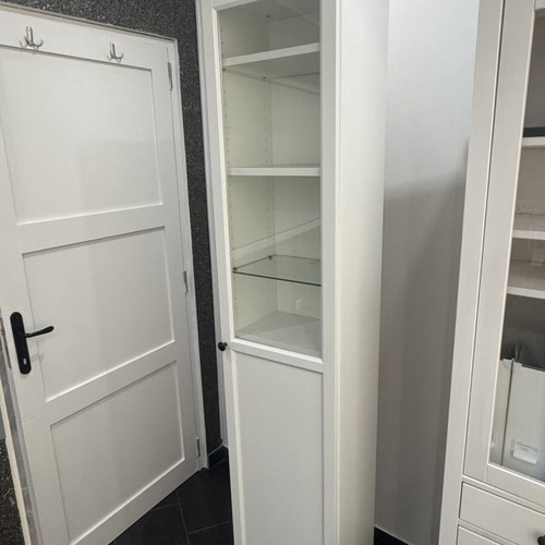 Wooden wardrobe 100, sturdy storage cabinet