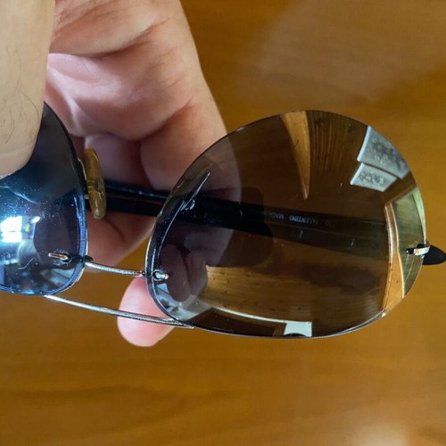 Valentino Aviator vintage sunglasses used, black
