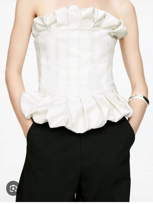 Corset Arket new, ivory, size M